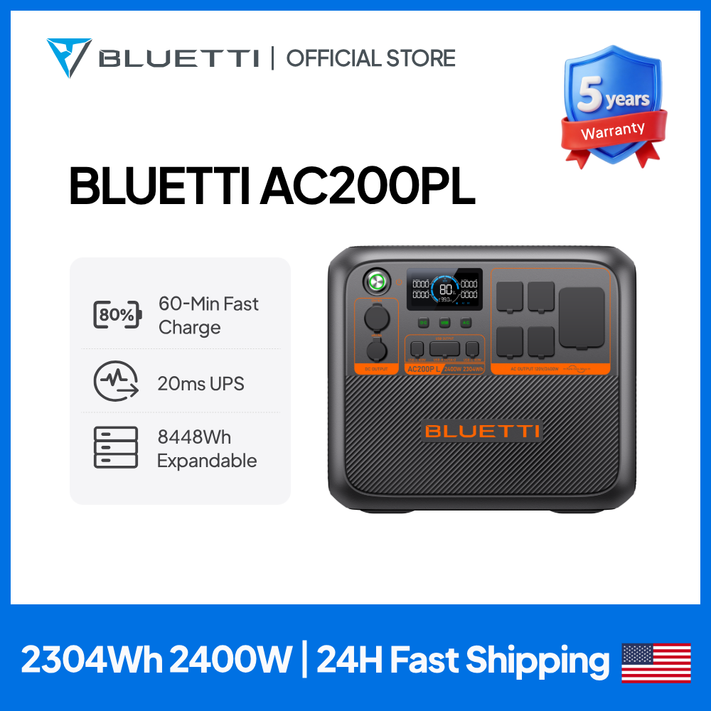 Portable Power Station - BLUETTI AC200PL Portable Power Station |