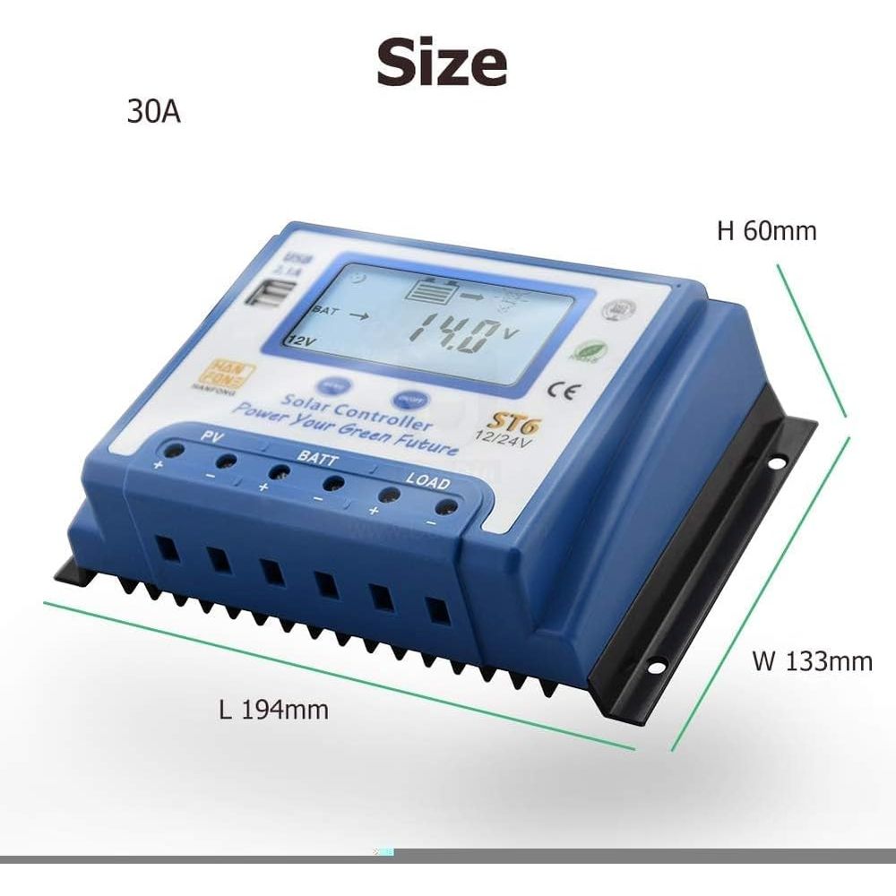 60A Solar Charge Controller 12 - Charge Controller Solar recension och pris