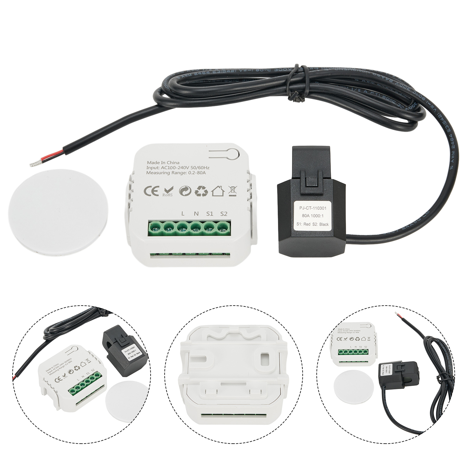 For Tuya For Smart Life WIFI E - Energy Monitor Meter recension och pris