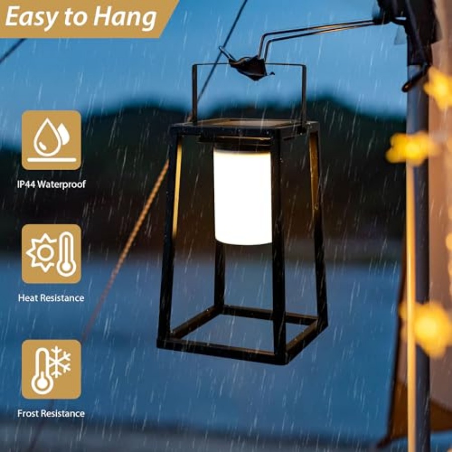 5'' High Outdoor Solar Lantern - Solar Lamp recension och pris