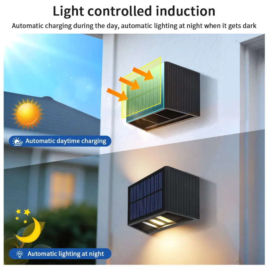 Outdoor Solar Fence Light LED  - Solar Lamp recension och pris