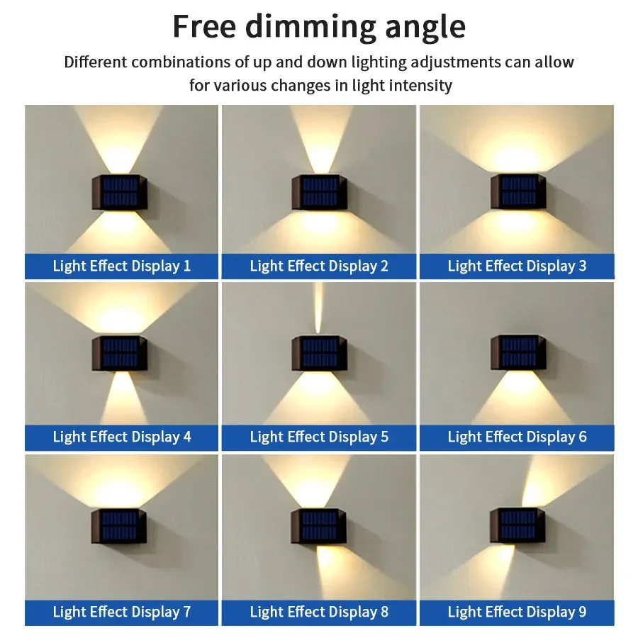 Outdoor Solar Fence Light LED  - Solar Lamp recension och pris