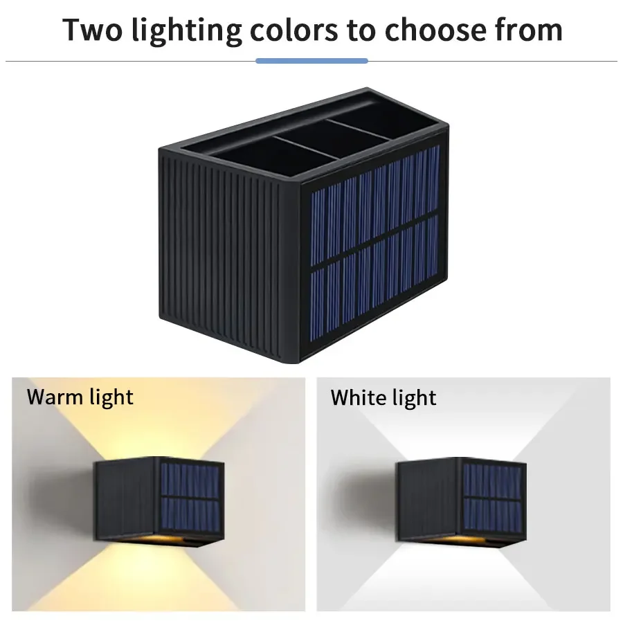 Outdoor Solar Fence Light LED  - Solar Lamp recension och pris